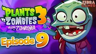 Plants vs. Zombies 3 Welcome to Zomburbia Gameplay Walkthrough Part 9 - Night Time Levels