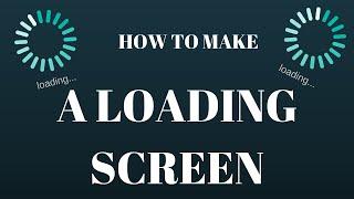 ROBLOX Tutorial  How to make a loading screen Part 1