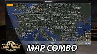 ETS2 1.36  ProMods 2.45 + 18 Maps  Map Combo 0€ version