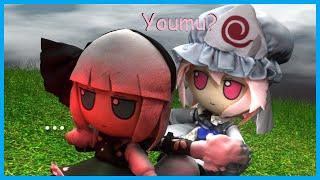 Youmu and Annoying Master Yuyuko【Touhou Blender animation】