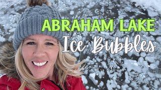 Magical Ice Bubble Lake  Discover Abraham Lake AB