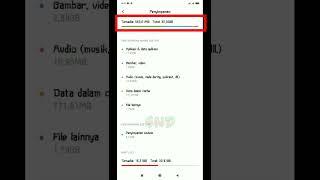 RUANG MEMORI PENUH? begini cara mengatasi ruang memori HP penuh Android  File Sampah Hilang #Shorts