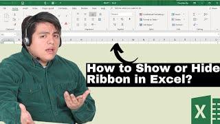 Hide Excel Ribbon and Excel Tabs  Hide Headings and Formula Bar  Hide Gridlines Quick Guide