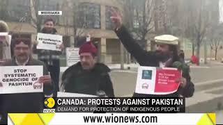 Sindhi Pashtuns Kashmiris in Canadas Toronto stage protest against Pakistan