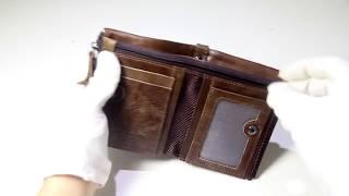 KAVIS Genuine Leather Wallet for Men