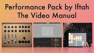 Performance Pack by Iftah - The Video Manual Ableton Live 12