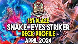 Yu-Gi-Oh Sky Striker Snake-Eyes Deck Profile April 2024