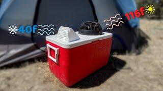 How To Keep Your Tent Cool While Camping  DIY Air Conditioner