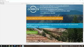 openLCA Tutorial