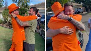 Best Friend Surprises Groom Days Before Wedding  Friendship Goals