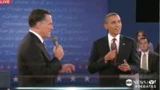 Second Presidential Debate 2012 Obama Tells Romney My Pensions Not As Big As Yours