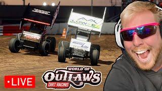 LIVE - WORLD OF OUTLAW DIRT RACING - OPEN LOBBIES JOIN IN