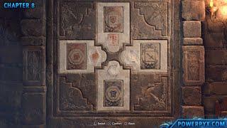 Resident Evil 4 Remake - Lithographic Stones Puzzle Door Solution Chapter 8 Bindery