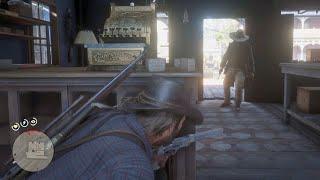 Hidden dialogue depending on how impressed Micah is with Arthurs shooting  RDR2