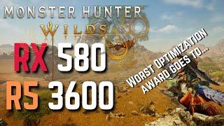 Monster Hunter Wilds  RX 580 8Gb Ryzen 5 3600 16Gb Ram