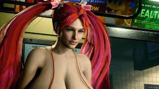 Resident Evil 3 Remake Jill Red M-egabust Bikini Biohazard 3 mod  4K