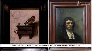 The Goldfinch by Carel Fabritius at the Mauritshuis Museum