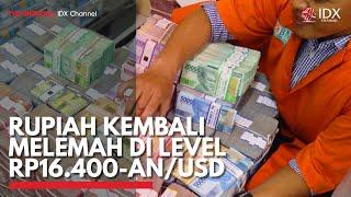 Rupiah Kembali Melemah di Level Rp16.400-anUSD  IDX CHANNEL