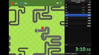 World Record Google Snake Infinity All Apples