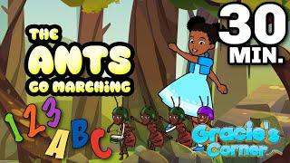 The Ants Go Marching + More Kids Songs and Nursery Rhymes  Gracies Corner Compilation