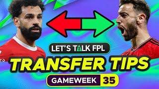 FPL TRANSFER TIPS GAMEWEEK 35 Who to Buy and Sell?  FANTASY PREMIER LEAGUE 202324 TIPS