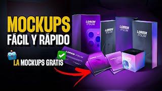 Como Crear MOCKUPS PROFESIONALES GRATIS  Tutorial Paso a Paso  MOCKUPS GRATIS