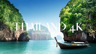 THAILAND 4K Ultra HD 60fps HDR  Scenic relaxation film with Calming music for stress relief