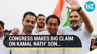 Amid BJP Switch Buzz Congress Woos Kamal Nath’s Son Who Dropped Party Name From Bio