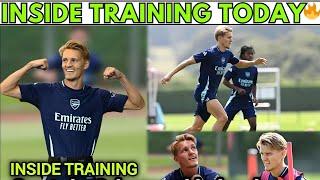 INSIDE TRAINING  Martin Odegaard Back in action and Ready ahead of PSG