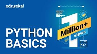 Python Basics  Python Tutorial For Beginners  Learn Python Programming from Scratch  Edureka