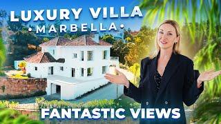 Villa for sale Marbella & Fantastic mountain view  House tour Alegria real estate