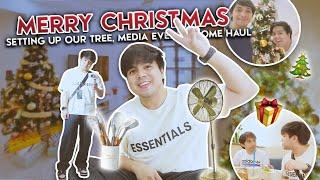 Setting Up Our Christmas Tree Media Event Home Haul & Gift Shopping  • Red Diaz