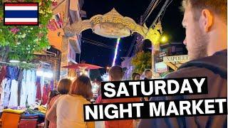 Our FAVORITE Night Market in CHIANG MAI  Thailand Travel Vlog