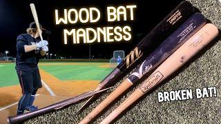 Wood Bat Madness #12  American Batsmith TS28 Birch vs. Marucci LINDY12 & Victus TATIS23 Maple