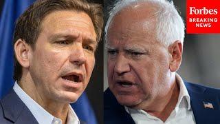 Why Did You Set Up A Snitch Hotline? DeSantis Does Not Hold Back Torching Tim Walz