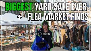  HUGE Yard-Sailing Day + Flea Market Thrift with Me + eBay Reseller