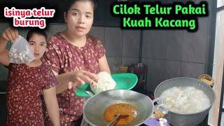 Pertama Kali Masak Cilok Isi Telur Puyuh Pakai Kuah Kacang...