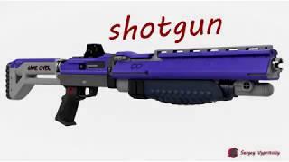 Shotgun from destiny2. Fusion 360.