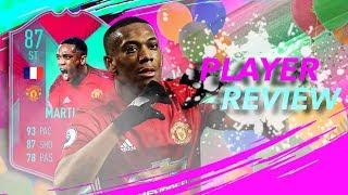 Fifa 19 Fut Birthday Martial 87 Player Review