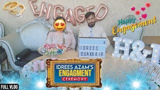 Finally Idrees Azam Engagment Day  Full Vlog