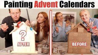 Twin Telepathy Custom Painting Advent Calendars *DIY Christmas 2022  R Studios