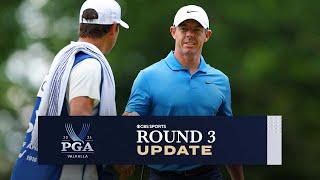 2024 PGA Championship ROUND 3 UPDATE Rory McIlroy SOARING UP Leaderboard I CBS Sports