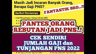 BENARKAH GAJI PNS NAIK 2022?  BEGINI GAJI PNS 2022 BESERTA TUNJANGANNYA. SANGAT FANTASTIK   