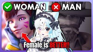 Why Men Love Playing as Girls  Vtuber Aquwa Reacts