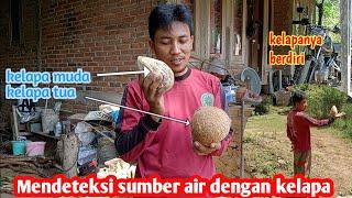 Mencari Sumber air dengan Kelapa