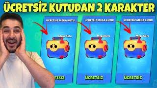 ÜCRETSİZ MEGA KUTU VE ETKİNLİK GELDİ 2 YENİ KARAKTER ÇIKARDIM -BRAWL STARS