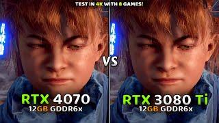 RTX 4070 vs RTX 3080 Ti - Test In 4K With 8+ Games