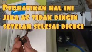 Wajib tau Kenapa ac tidak dingin setelah dicuci..