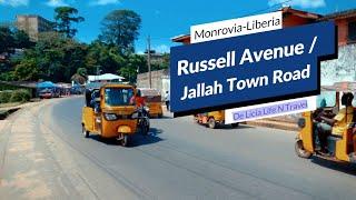 Liberia  -  A Walking Tour Video In Monrovia City Liberia  Jallah Town Road