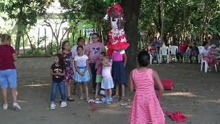 La Piñata para las niñas del Barrio la Merced San Rafael oriente E.S.